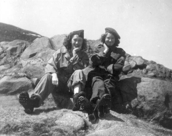 024: Anne and Reen McCarthy in military fatigues. (circa 1945)- daughters of James McCarthy &amp;amp; Julia Reddy.